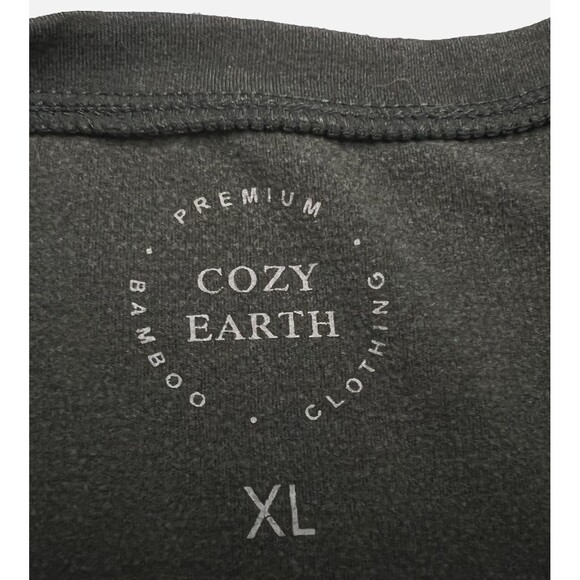 Cozy Earth Women Crew Neck Sweatshirt Ultra Soft Bamboo Crew Neck Lounge XL Gray - Picture 5 of 12